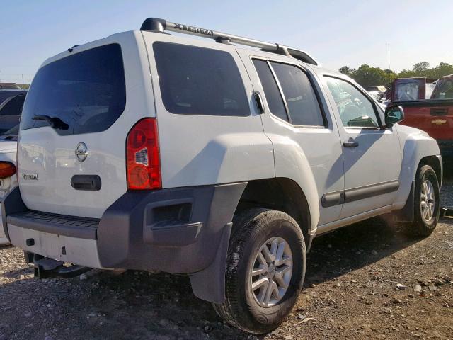 5N1AN0NWXEN814486 - 2014 NISSAN XTERRA X WHITE photo 4