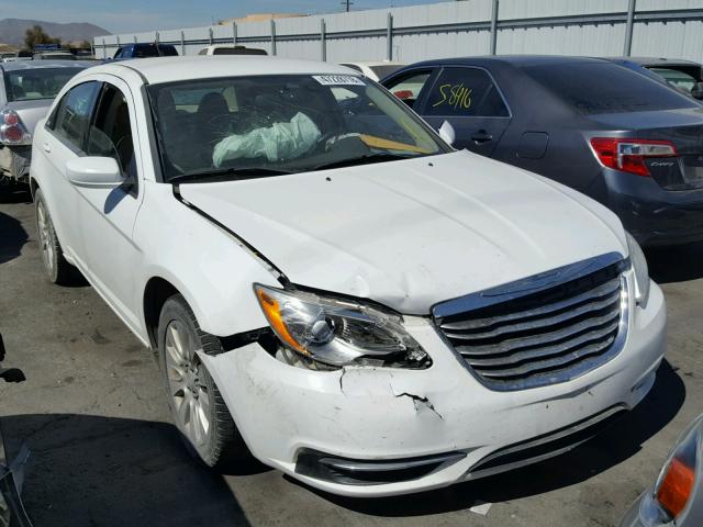 1C3CCBAB8CN330285 - 2012 CHRYSLER 200 LX WHITE photo 1