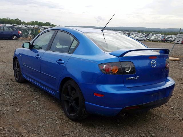 JM1BK323461401694 - 2006 MAZDA 3 S BLUE photo 3