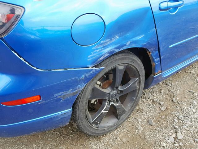 JM1BK323461401694 - 2006 MAZDA 3 S BLUE photo 9