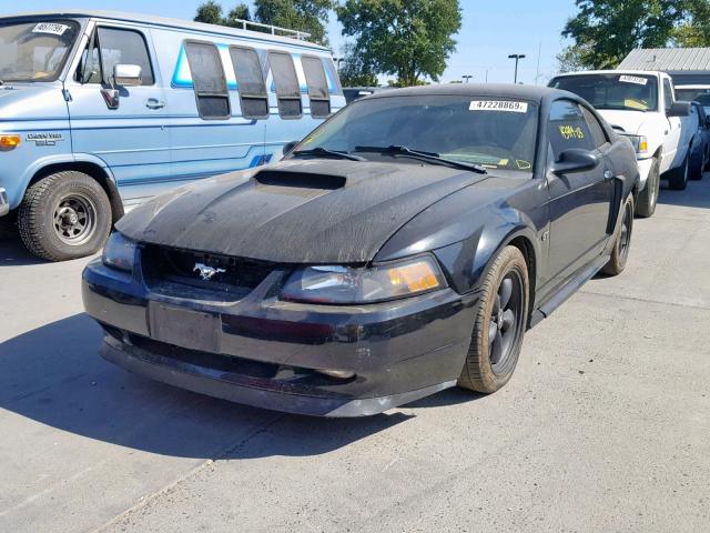 1FAFP42X83F374869 - 2003 FORD MUSTANG GT BLACK photo 2