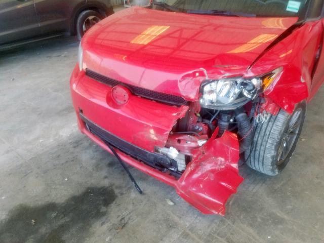 JTLZE4FE6DJ035987 - 2013 TOYOTA SCION XB წითელი ფოტო 9