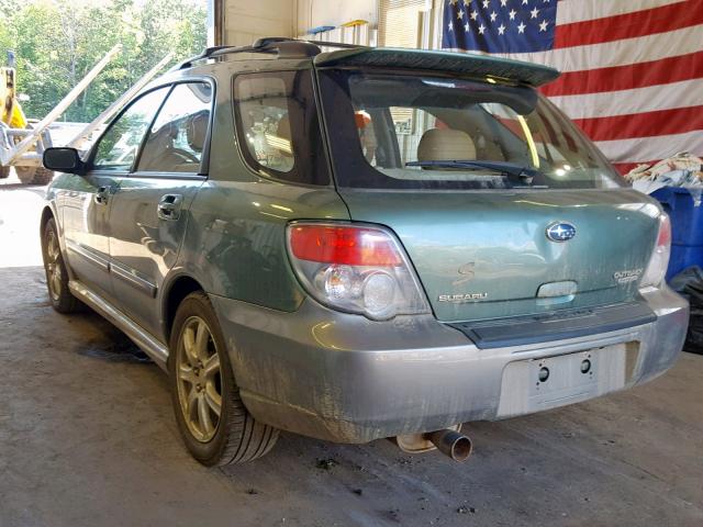 JF1GG68656H810150 - 2006 SUBARU IMPREZA OU GREEN photo 3