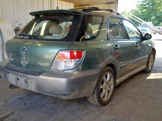 JF1GG68656H810150 - 2006 SUBARU IMPREZA OU GREEN photo 4