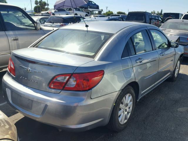 1C3LC46KX8N225713 - 2008 CHRYSLER SEBRING LX GRAY photo 4