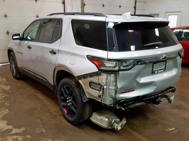 1GNEVKKW7KJ250201 - 2019 CHEVROLET TRAVERSE P SILVER photo 3