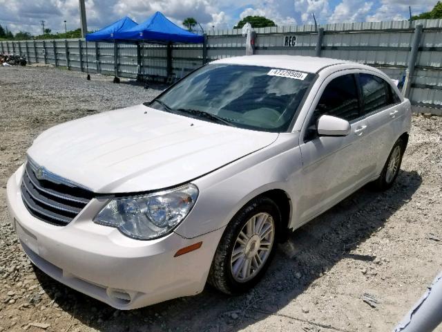 1C3LC56K68N263722 - 2008 CHRYSLER SEBRING TO WHITE photo 2