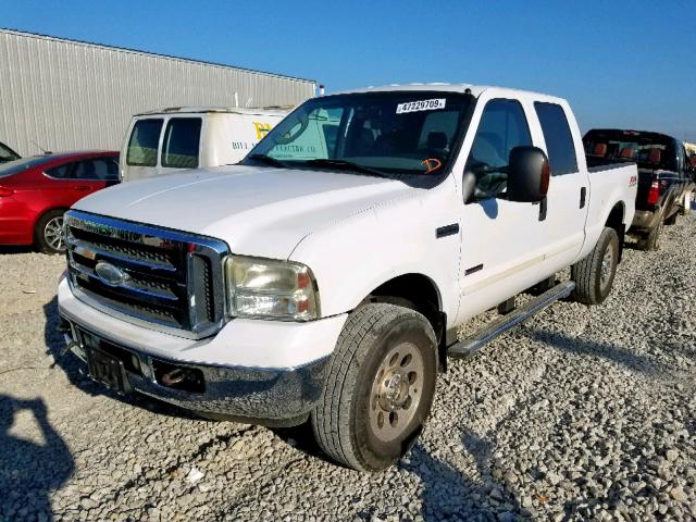 1FTWW31PX5ED20281 - 2005 FORD F350 SRW S WHITE photo 2