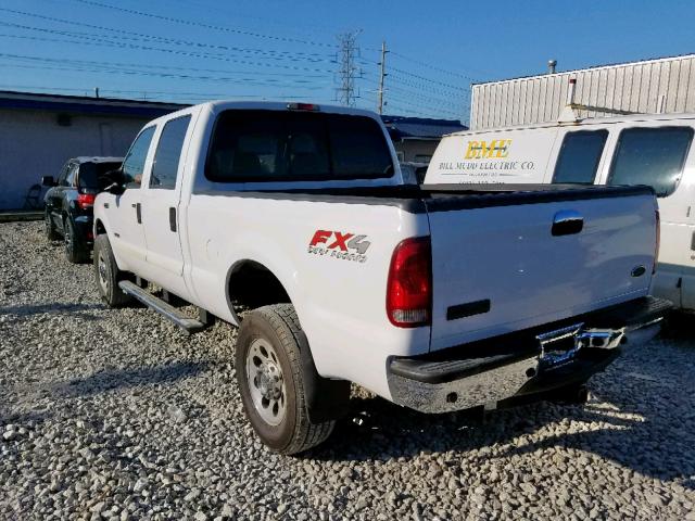 1FTWW31PX5ED20281 - 2005 FORD F350 SRW S WHITE photo 3