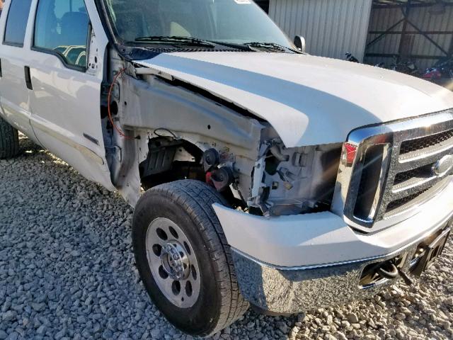 1FTWW31PX5ED20281 - 2005 FORD F350 SRW S WHITE photo 9