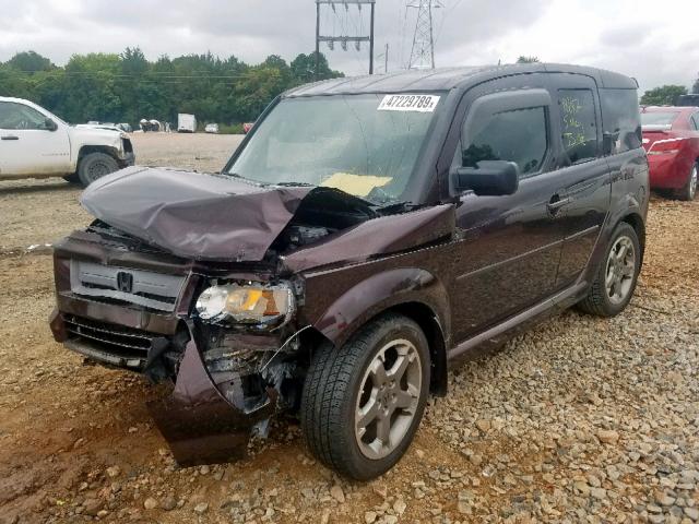 5J6YH18917L004758 - 2007 HONDA ELEMENT SC RED photo 2