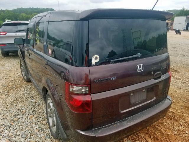 5J6YH18917L004758 - 2007 HONDA ELEMENT SC RED photo 3