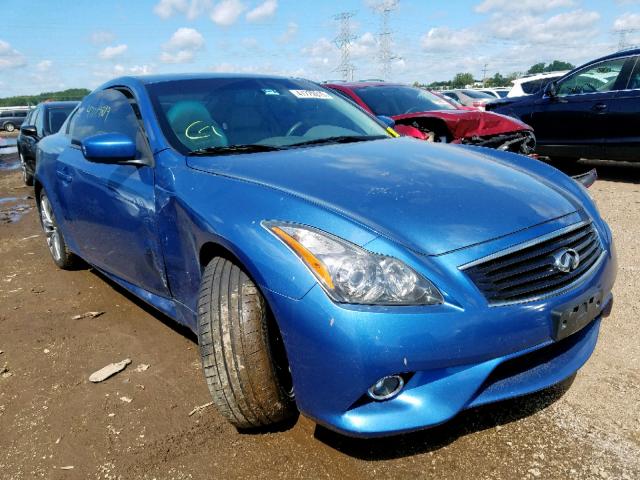 JN1CV6EL9CM471343 - 2012 INFINITI G37 BLUE photo 1