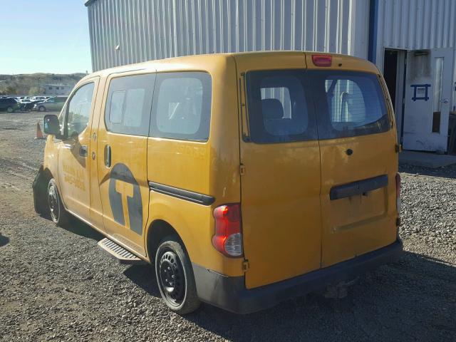 3N8CM0JT5EK690195 - 2014 NISSAN NV200 TAXI YELLOW photo 3