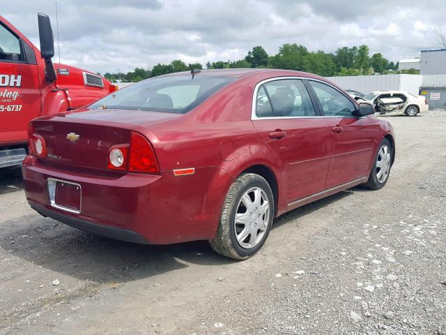 1G1ZC5E14BF237600 - 2011 CHEVROLET MALIBU 1LT 红色 照片 4