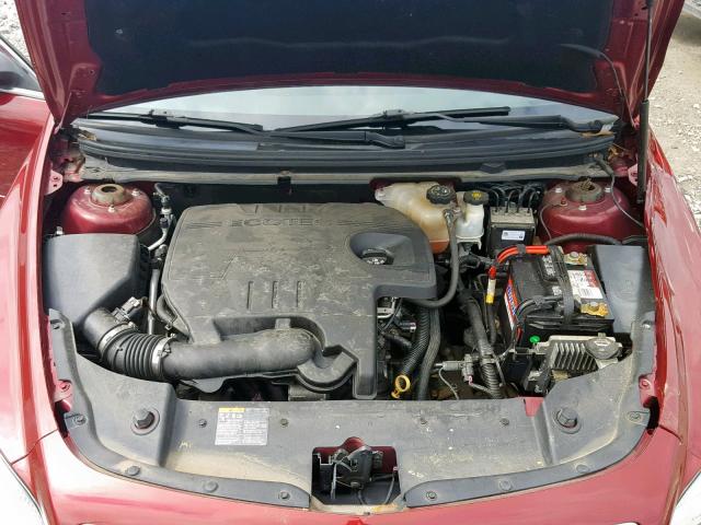 1G1ZC5E14BF237600 - 2011 CHEVROLET MALIBU 1LT 红色 照片 7