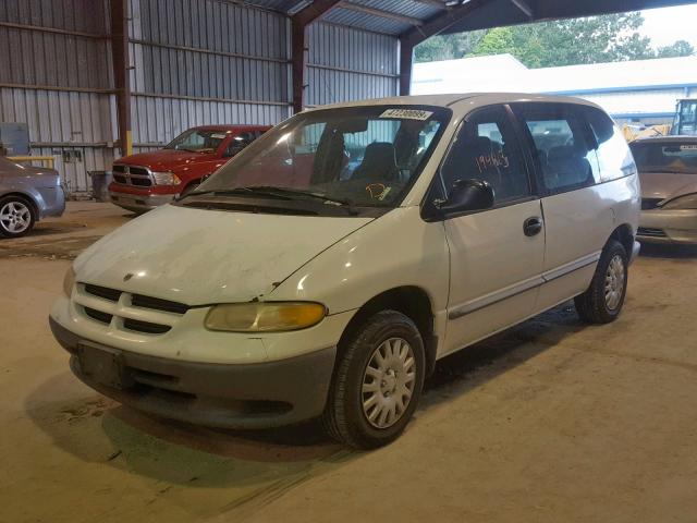 2B4GP25G3YR843636 - 2000 DODGE CARAVAN WHITE photo 2