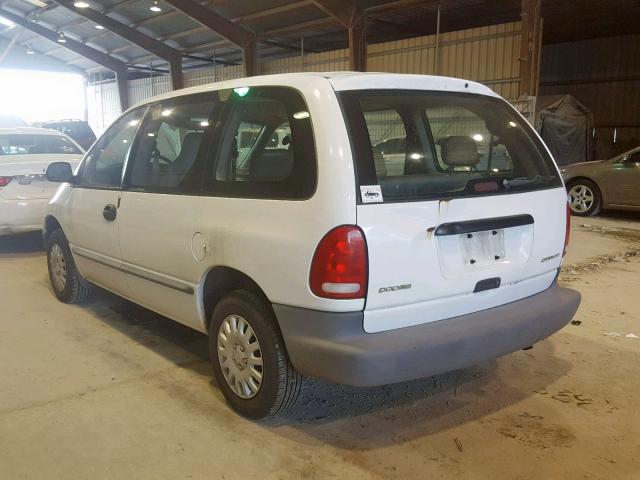 2B4GP25G3YR843636 - 2000 DODGE CARAVAN WHITE photo 3