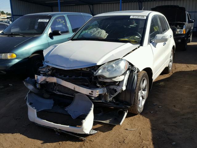 5J8TB18529A003729 - 2009 ACURA RDX TECHNO WHITE photo 2