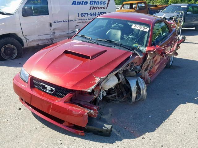 1FAFP42X73F307115 - 2003 FORD MUSTANG GT RED photo 2