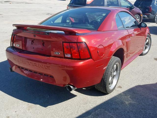 1FAFP42X73F307115 - 2003 FORD MUSTANG GT RED photo 4