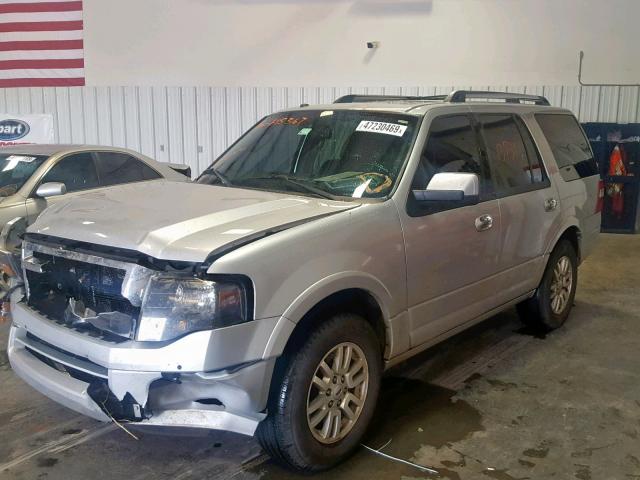 1FMJU1K56CEF15367 - 2012 FORD EXPEDITION SILVER photo 2