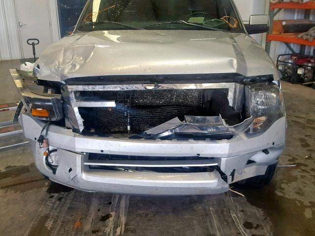 1FMJU1K56CEF15367 - 2012 FORD EXPEDITION SILVER photo 9