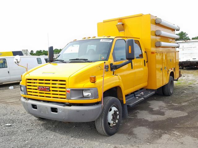 1GDJ5E19X9F413081 - 2009 GMC C5500 C5E0 YELLOW photo 2