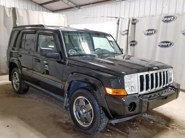 1J8HH48KX8C142920 - 2008 JEEP COMMANDER შავი ფოტო 1