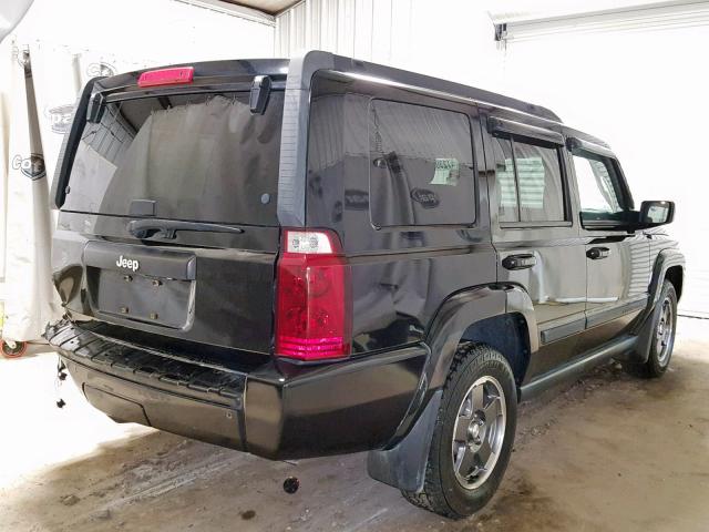 1J8HH48KX8C142920 - 2008 JEEP COMMANDER შავი ფოტო 4