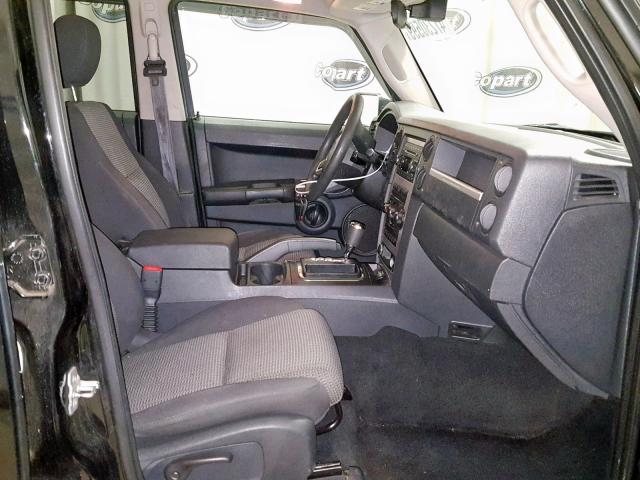 1J8HH48KX8C142920 - 2008 JEEP COMMANDER შავი ფოტო 5