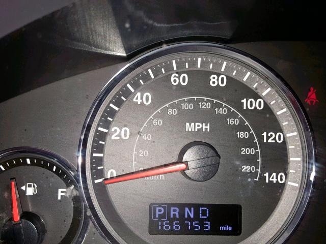 1J8HH48KX8C142920 - 2008 JEEP COMMANDER შავი ფოტო 8