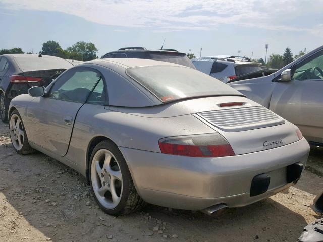 WP0CA29931S652091 - 2001 PORSCHE 911 CARRER SILVER photo 3