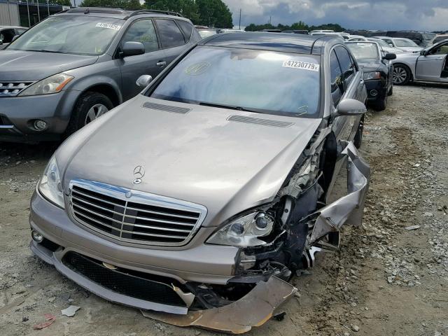 WDDNG77X58A179709 - 2008 MERCEDES-BENZ S 63 AMG GOLD photo 2