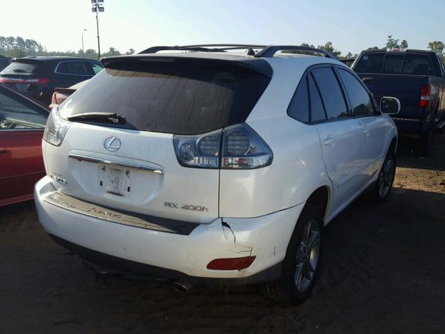 JTJHW31U960010939 - 2006 LEXUS RX 400 WHITE photo 4