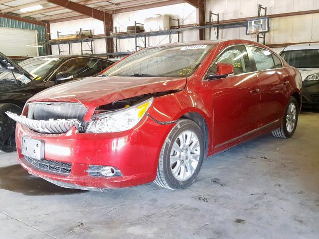 1G4GD5GR3CF255694 - 2012 BUICK LACROSSE P BURGUNDY photo 2