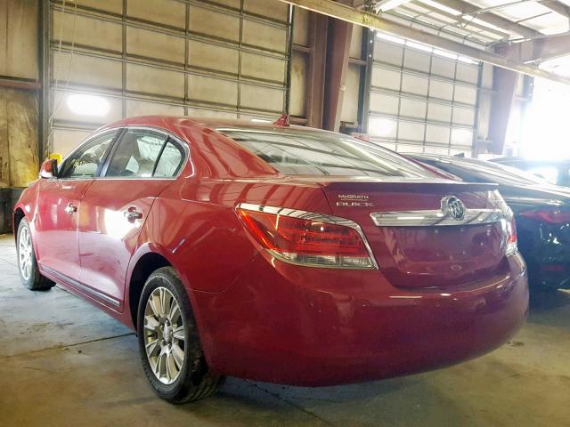 1G4GD5GR3CF255694 - 2012 BUICK LACROSSE P BURGUNDY photo 3