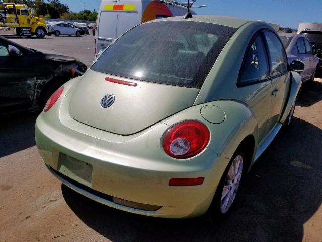 3VWPG31CX8M527070 - 2008 VOLKSWAGEN NEW BEETLE მწვანე ფოტო 4