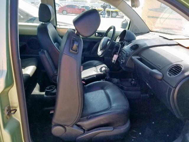 3VWPG31CX8M527070 - 2008 VOLKSWAGEN NEW BEETLE მწვანე ფოტო 5
