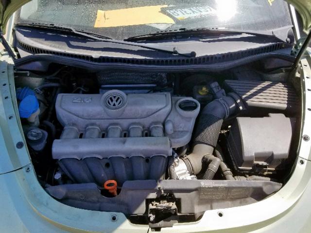 3VWPG31CX8M527070 - 2008 VOLKSWAGEN NEW BEETLE მწვანე ფოტო 7