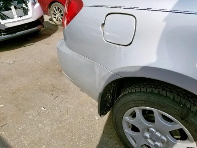 1G8AN12F84Z114742 - 2004 SATURN ION LEVEL SILVER photo 9