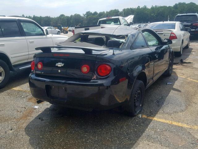 1G1AL15F977287802 - 2007 CHEVROLET COBALT LT BLACK photo 4