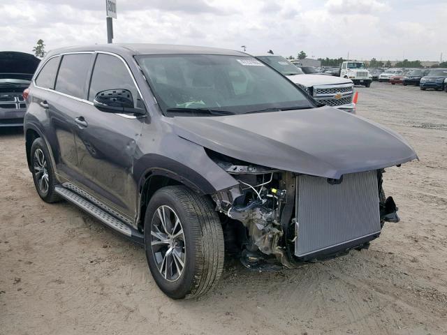 5TDZZRFH4JS281989 - 2018 TOYOTA HIGHLANDER GRAY photo 1