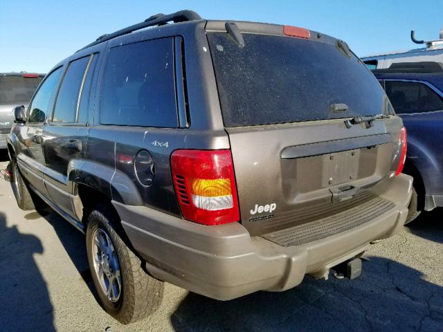 1J4GW58N9XC630418 - 1999 JEEP GRAND CHER GRAY photo 3