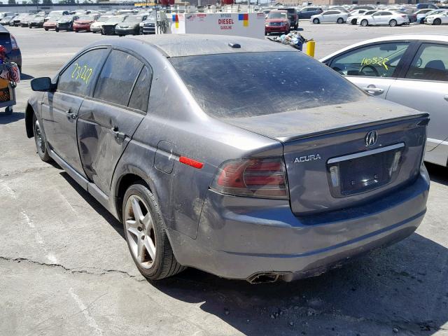 19UUA66206A035183 - 2006 ACURA 3.2TL GRAY photo 3