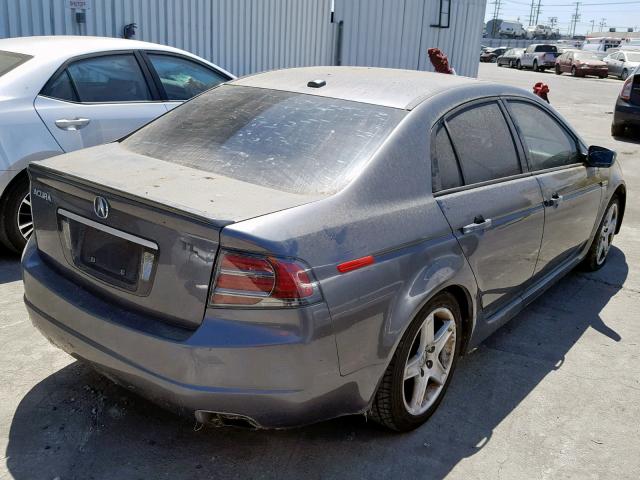 19UUA66206A035183 - 2006 ACURA 3.2TL GRAY photo 4