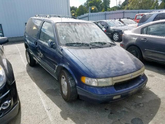 4M2DV11W7SDJ10884 - 1995 MERCURY VILLAGER BLUE photo 1