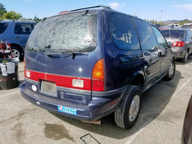 4M2DV11W7SDJ10884 - 1995 MERCURY VILLAGER BLUE photo 4