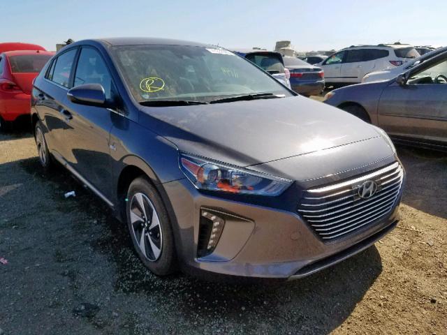 KMHC75LC2HU028247 - 2017 HYUNDAI IONIQ SEL GRAY photo 1