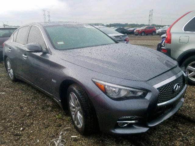 JN1BV7AR8EM706121 - 2014 INFINITI Q50 BASE GRAY photo 1